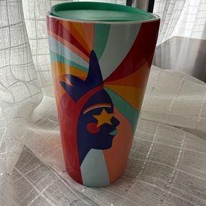 Starbucks Pride Rainbow Multi-Color Ceramic 12 Oz Travel Tumbler